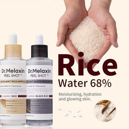Korean Dr. Melaxin Moisturizing Essence Natural Black Rice White Rice Plant Extract Mild Dead Skin Removing Facial Essence Water